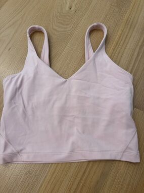 lululemon athletica Light Pink V-Neck Brami Top